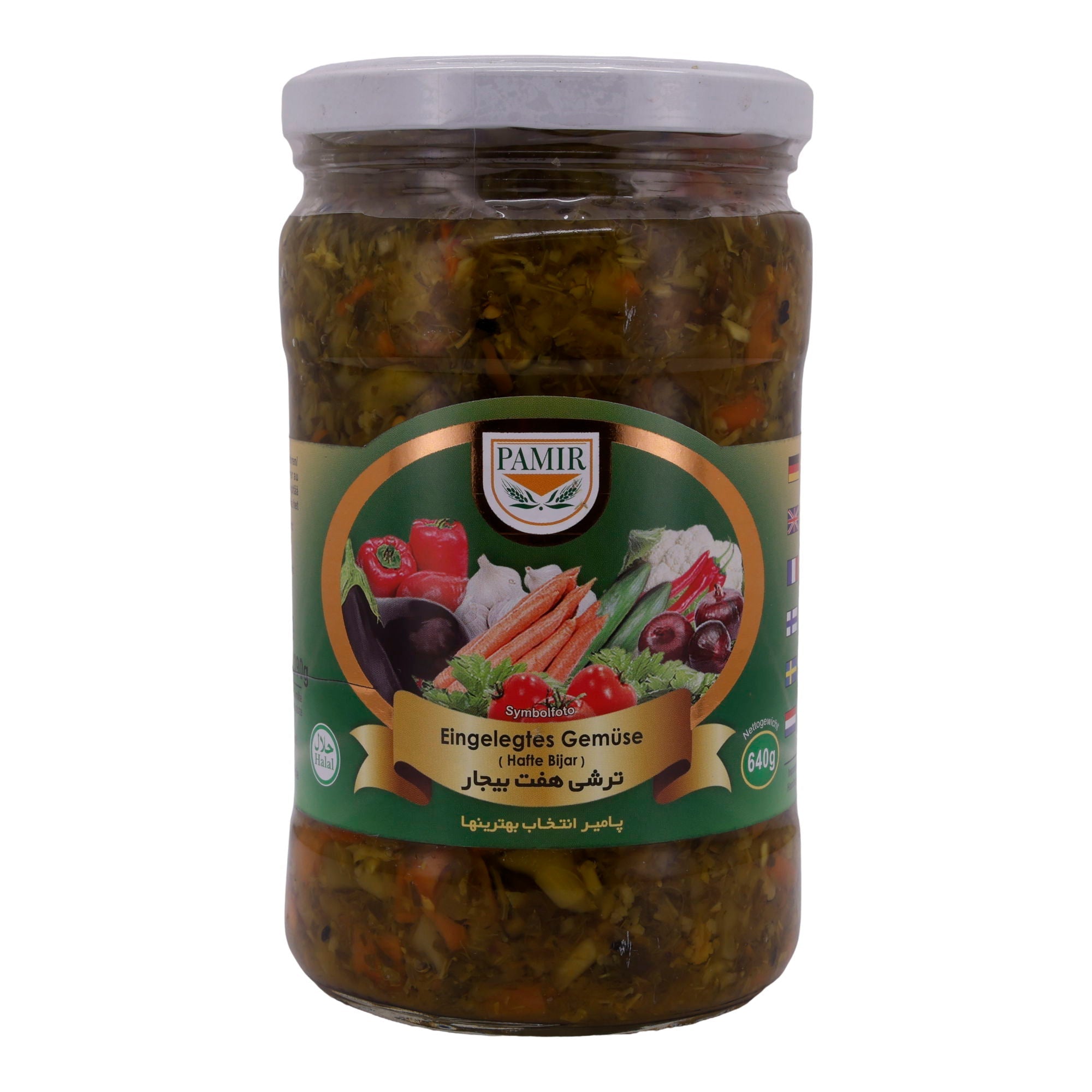 Eingelegtes Gemüse Pamir | Gemüse | Hafte Bjar, – | 640 g PAMIR